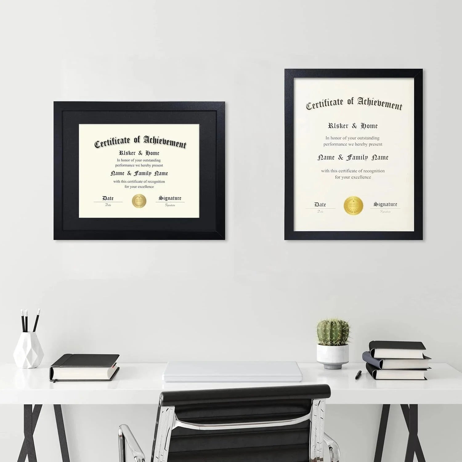 11x14 Degree Certificate Frame, Set of 6, 8.5x11 Degree Certificate Frame 07FC0E-D4 - KOEEK [6]