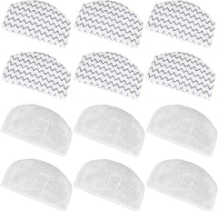 12-Pack 1940 Steam Mop Replacement Pads for Bissell Powerfresh Steam Mop 07FC0E-D4 - KOEEK [1]