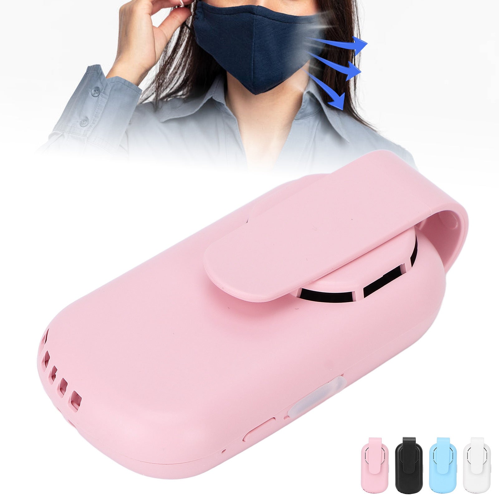 new Mask Fan Personal Wearable Breathable Cool Air Face Fan With TypeC Charging ABE koeek - KOEEK