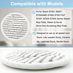 14-pack S7001 Replacement Steam Mop Pad Steam and Scrub 2-in-1 Scrub Mop Pad 07FC0E-D4 - KOEEK [2]