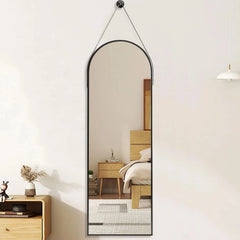 16''x48'' Arched Full Length Mirror for Wall,Full Body Arched-Top Hanging Mirror 07FC0E-D4 - KOEEK [3]