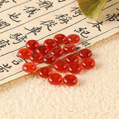 2mm Red agate abacus beads, diameter 6mm KOEEK - KOEEK