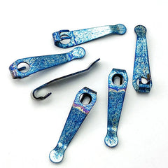 1PCS Knife Titanium Lightweight Deep Carry Pocket Clip for Spyderco Para 3 07FC0E-D4 - KOEEK [3]