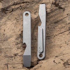 1PCS Titanium Pocket Tool Bottle Opener Pry Bar Crowbar EDC Outdoor Tool Gifts 07FC0E-D4 - KOEEK [1]