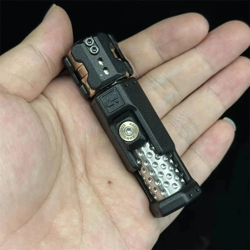 1PC Musketeers Bolt Type Fidget Spinner EDC Haptic Slider Metal Fidget Toys 07FC0E-D4 - KOEEK [1]