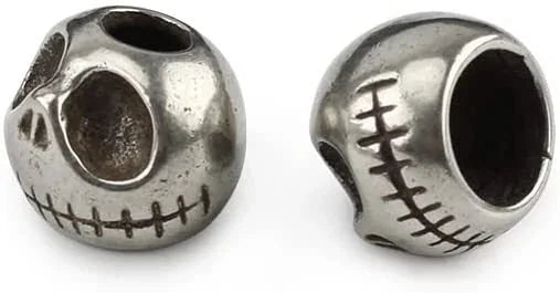 1PC Pumpkin Lanyard Bead Skull Paracord Knife Beads  Solid Brass EDC Pendant 07FC0E-D4 - KOEEK [4]