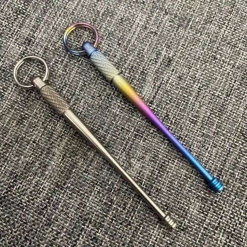 1PC Titanium Ear Wax Cleaner Removal Earwax Remover 360° Rotary Safe Earpick 07FC0E-D4 - KOEEK [2]