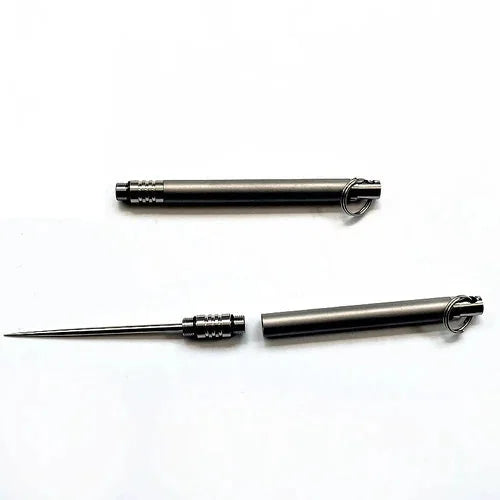 1PC Titanium Toothpick With Protective Case Holder Keychain EDC Multi Tool Gift 07FC0E-D4 - KOEEK [6]