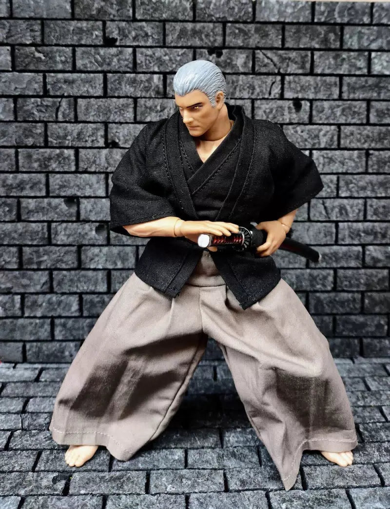 1:12 male soldier Japanese Samurai Suit Model for 6" gw vt strong body 07FC0E-D4 - KOEEK [4]