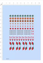 1/144 CCCP Belgium Air Force Military Insignia Roundel Marking Water Slide Decal 07FC0E-D4 - KOEEK [1]