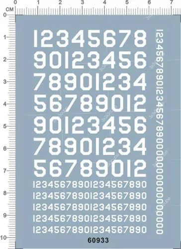 1/350 1/700 4mm 8mm USN 0-9 Hull Number US Ship Model Marking Water Decal White 07FC0E-D4 - KOEEK [1]