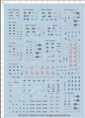 1/350 A/C of Air Wing8 onboard Nimitz Fighter Model Markings Water Slide Decal 07FC0E-D4 - KOEEK [1]