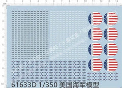 1/350 USN shipboard aircraft Roundel Spirit of 68 Numbers Insignias Water Decal 07FC0E-D4 - KOEEK [1]