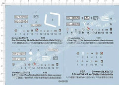 1/35 German Sd.Kfz.7 flak 37 38 41 auf Selbstfahrlafette Model Kit Metal Decal 07FC0E-D4 - KOEEK [1]