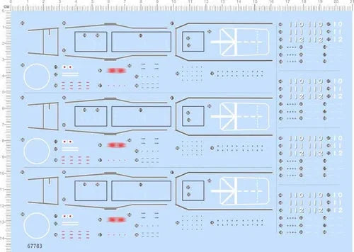 1/700 Japanese Heavy Destory Akizuki-class Battleship Model Water Slide Decal 07FC0E-D4 - KOEEK [1]