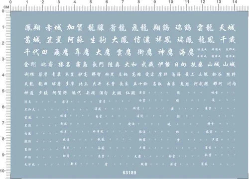 1/700 Scale WWII Japanese Navy Ship Name Characters Model Kit Water Slide Decal 07FC0E-D4 - KOEEK [1]