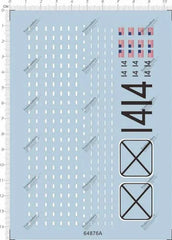 1/700 Scale navy USS Ticonderoga aircraft carrier CV-14 Mdoel Water Decal 64876A 07FC0E-D4 - KOEEK [1]