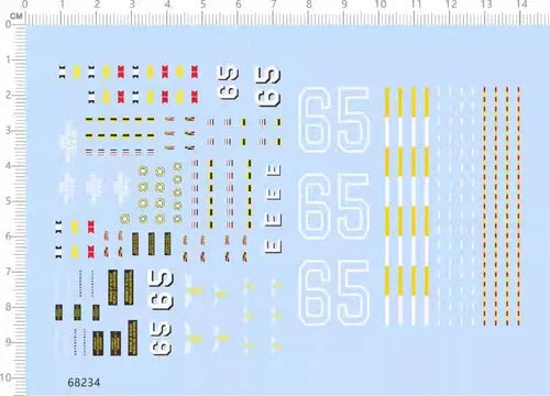 1/700 USS Enterprise CVN-65 nuclear-powered aircraft carrier Water Slide Decal 07FC0E-D4 - KOEEK [1]
