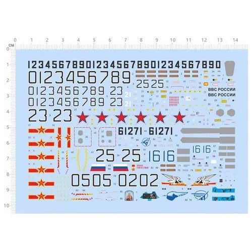 1/72 Russia Air Force Su-35S Flanker-E PLAAF Fighter Markings Water Slide Decal 07FC0E-D4 - KOEEK [1]