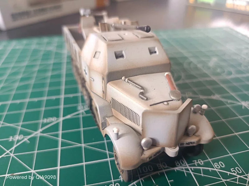 1:72 Scale WWII German Sd .Kfz.7/2 Flak37 Antiaircraft Gun Winter Painting Model 07FC0E-D4 - KOEEK [10]