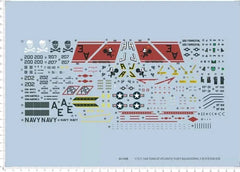 1/72 USS Forrestal F-14A TOMCAT ATLANTIC FLEET SQUADORNS Markings Water Decal 07FC0E-D4 - KOEEK [1]