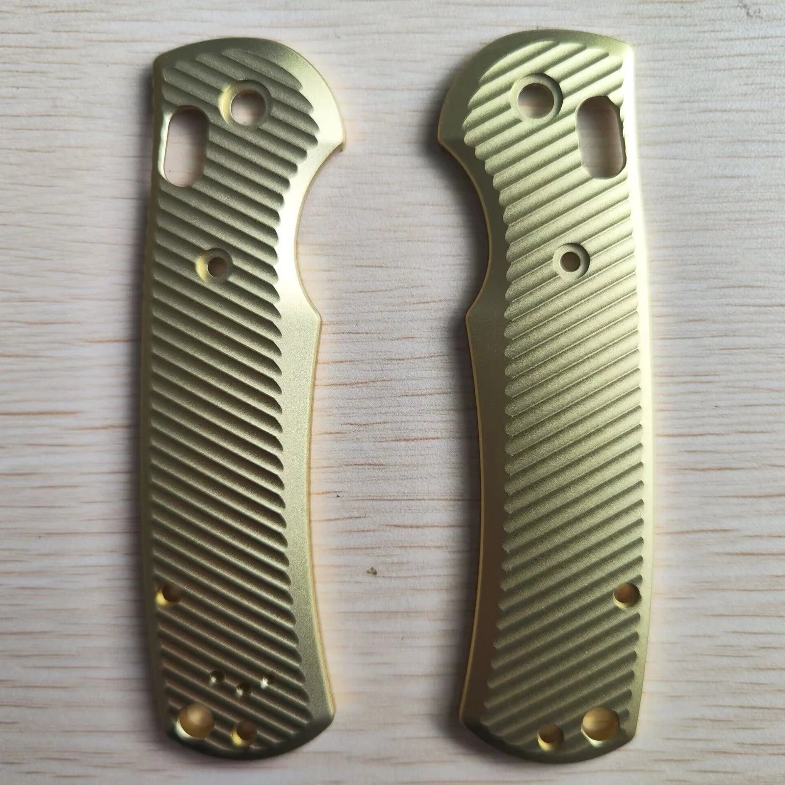 1 Pair Aluminum Alloy Handle Scales for Benchmade Griptilian 550/551 Knives 07FC0E-D4 - KOEEK [3]