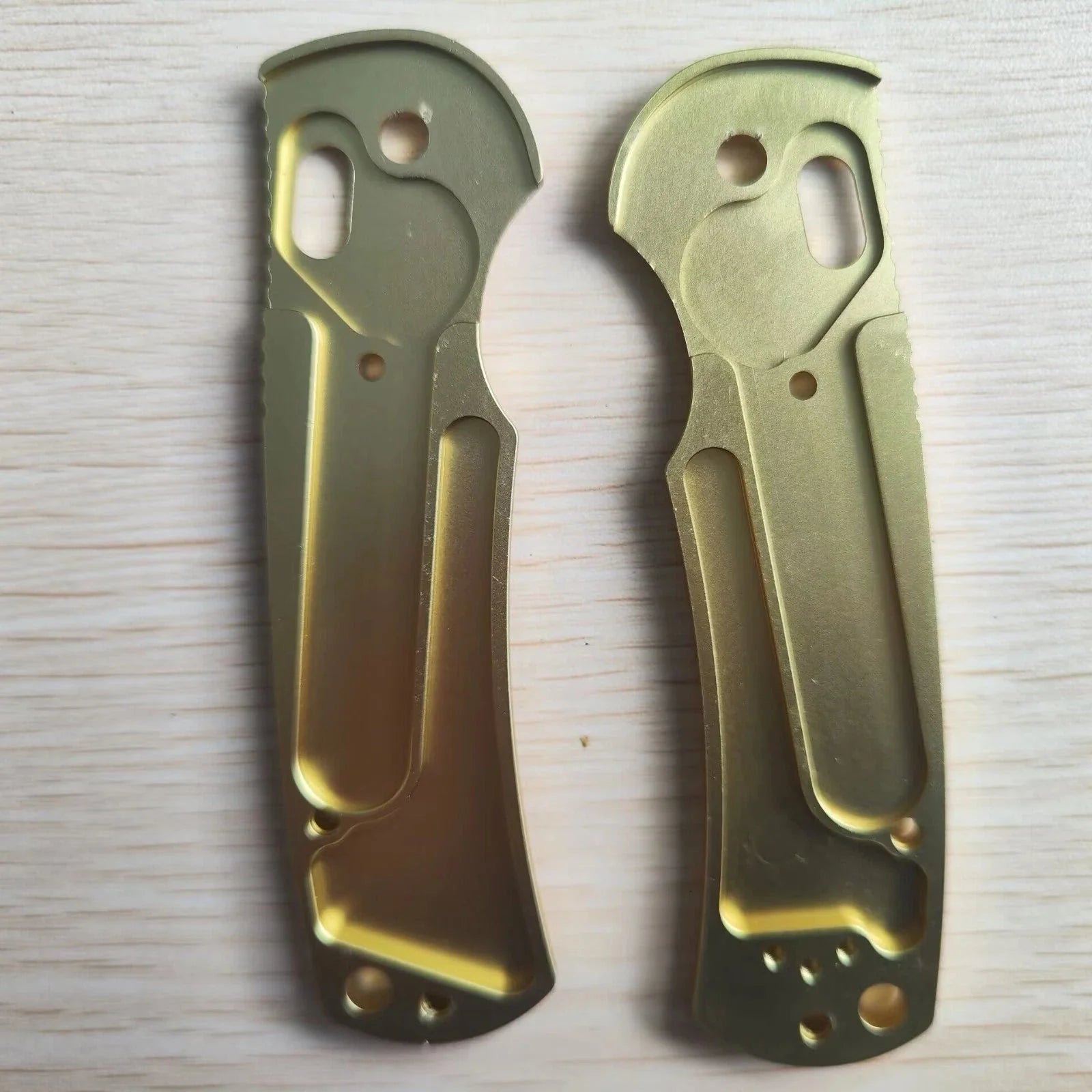 1 Pair Aluminum Alloy Handle Scales for Benchmade Griptilian 550/551 Knives 07FC0E-D4 - KOEEK [4]
