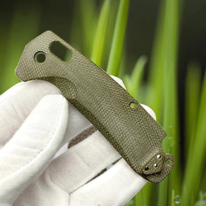 1 Pair Custom Handle Scales Micarta Patch for Benchmade North Fork 15031 Knife 07FC0E-D4 - KOEEK [1]