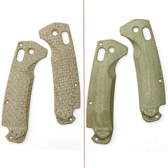 1 Pair Custom Handle Scales Micarta Patch for Benchmade North Fork 15031 Knife 07FC0E-D4 - KOEEK [2]