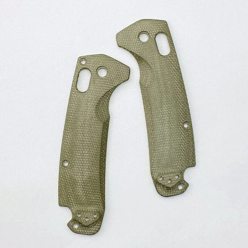 1 Pair Custom Handle Scales Micarta Patch for Benchmade North Fork 15031 Knife 07FC0E-D4 - KOEEK [5]