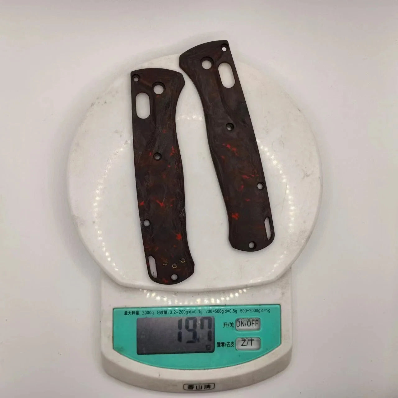 1 Pair Custom Made 3K Carbon Fiber Handle Scales For Benchmade Bugout 535 Knives 07FC0E-D4 - KOEEK [4]