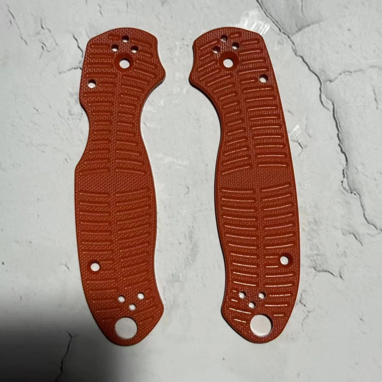 1 Pair Custom Made G10 Grip Knife Handle Scales for Spyderco C223 Para3 Knives 07FC0E-D4 - KOEEK [2]