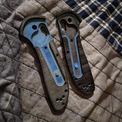 1 Pair G10 Material Handle Scales for Benchmade Griptilian 551 Folding Knife 07FC0E-D4 - KOEEK [2]