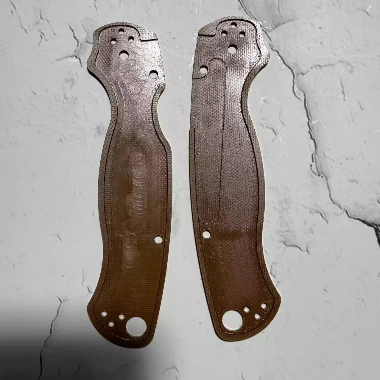 1 Pair G10 Material Knife Handle Scales for Spyderco C81 Para 2 Folding Knives 07FC0E-D4 - KOEEK [2]