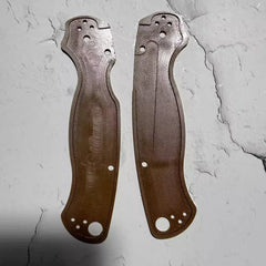 1 Pair G10 Material Knife Handle Scales for Spyderco C81 Para 2 Folding Knives 07FC0E-D4 - KOEEK [2]