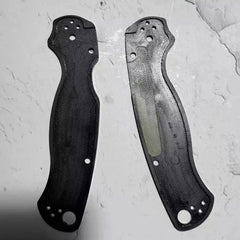 1 Pair G10 Material Knife Handle Scales for Spyderco C81 Para 2 Folding Knives 07FC0E-D4 - KOEEK [2]