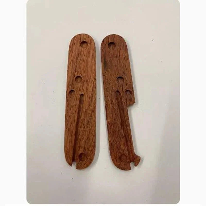 1 Pair Rosewood Grip Handle Scales For 91mm Victorinox Swiss Army Knives 07FC0E-D4 - KOEEK [2]
