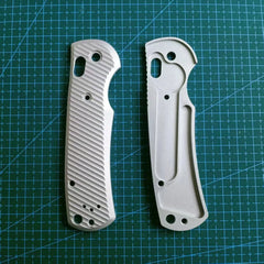 1 Pair Silver Aluminum Handle Scales for Benchmade Griptilian 550/551 Knives 07FC0E-D4 - KOEEK [4]