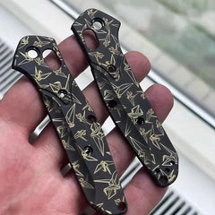 1 Pair TC21 Titanium Alloy Knife Handle Scales for Benchmade 945 Knives 07FC0E-D4 - KOEEK [1]