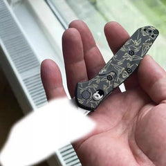 1 Pair TC21 Titanium Alloy Knife Handle Scales for Benchmade 945 Knives 07FC0E-D4 - KOEEK [4]
