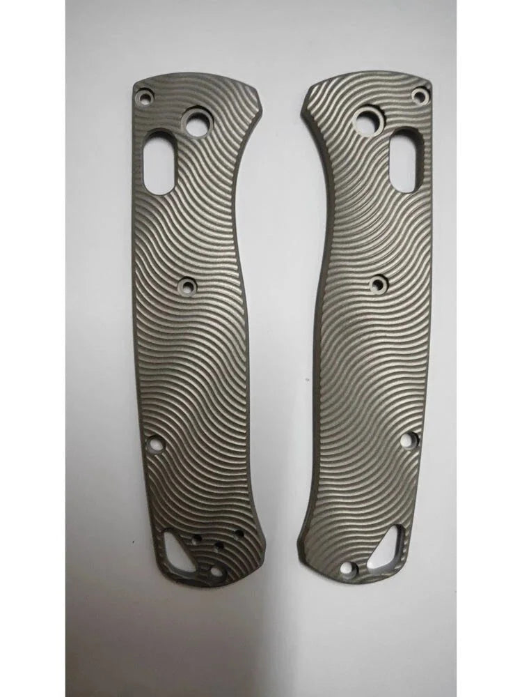 1 Pair Titanium Alloy Handle Scales for Benchmade Bugout 535 Knives 07FC0E-D4 - KOEEK [1]