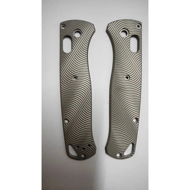 1 Pair Titanium Alloy Handle Scales for Benchmade Bugout 535 Knives 07FC0E-D4 - KOEEK [2]