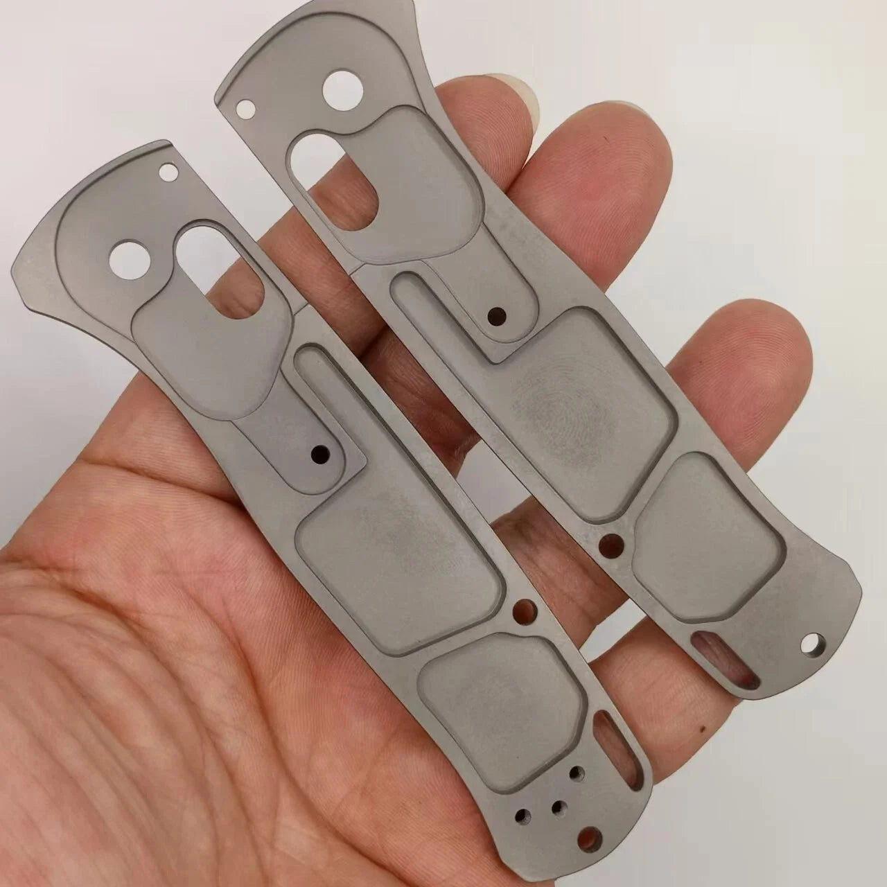 1 Pair Titanium Handle Scales for Benchmade Bugout 535 Knives 07FC0E-D4 - KOEEK [10]