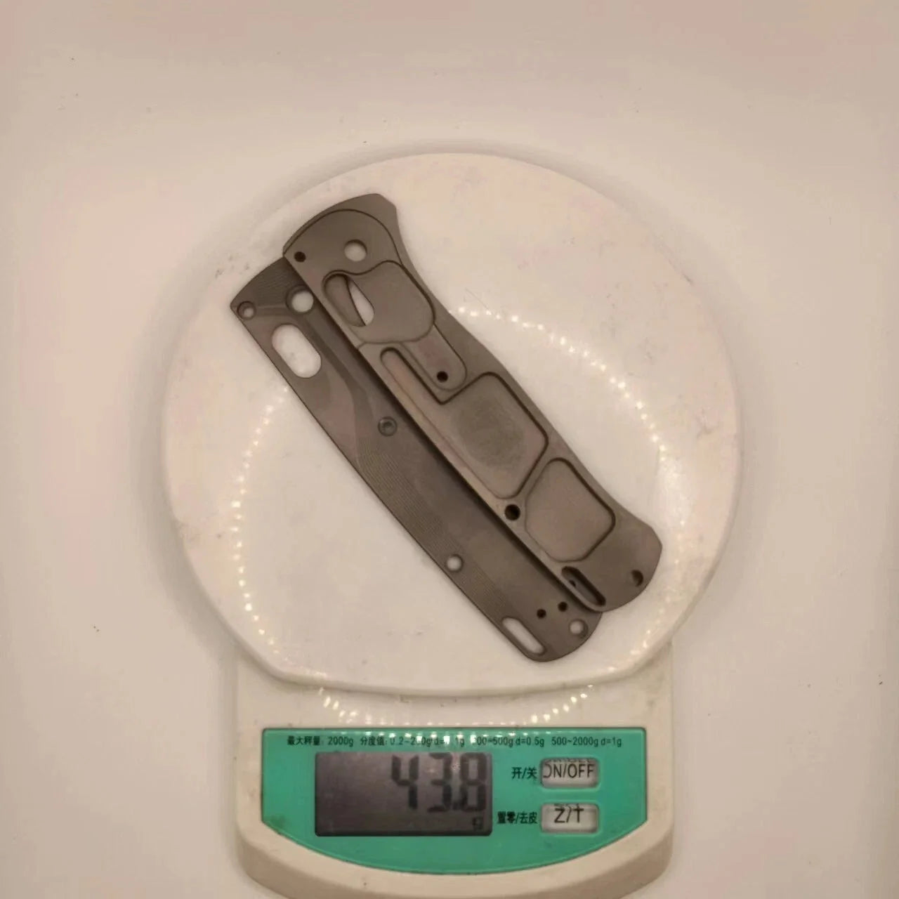 1 Pair Titanium Handle Scales for Benchmade Bugout 535 Knives 07FC0E-D4 - KOEEK [5]