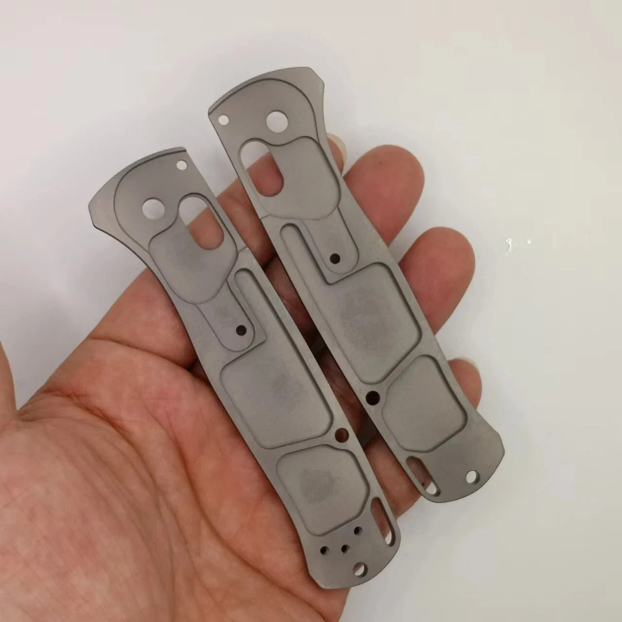 1 Pair Titanium Handle Scales for Benchmade Bugout 535 Knives 07FC0E-D4 - KOEEK [6]