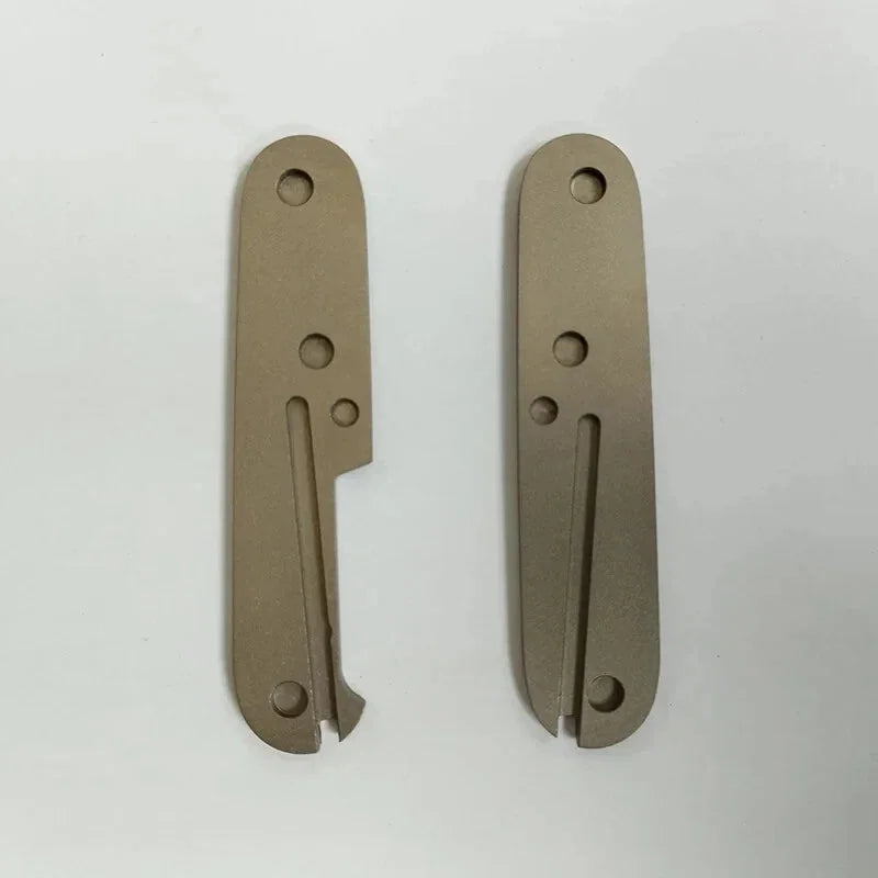 1 Pair Titanium Knife Handle Scales for 91MM Victorinox Swiss Army Knives 07FC0E-D4 - KOEEK [3]