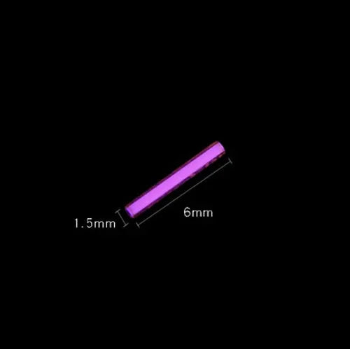 1pcs 1.5x6mm Tube Night Luminous 25 Years Life Tube Singal Lamp Tube EDC Toy 07FC0E-D4 - KOEEK [6]