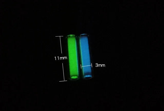 1pcs 3x11mm Night Luminous Tube 25 Years Life Signal Light Tube EDC Toy Gift 07FC0E-D4 - KOEEK [7]