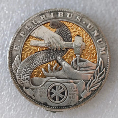 1pcs Movable Mechanism Coin "The Savior`s Hand"  Amazing Hobo Art 07FC0E-D4 - KOEEK [4]