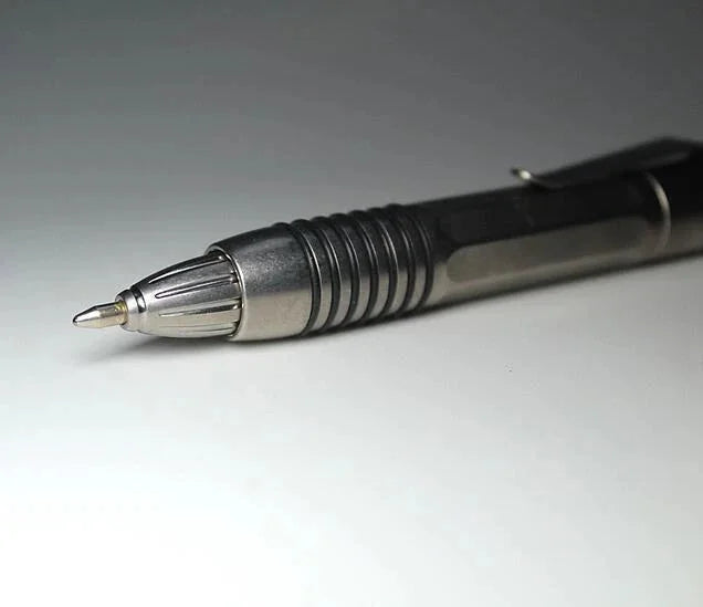 1pcs Titanium Alloy EDC Signature Pen Technology Siphon Pen Tactical Ball Pen 07FC0E-D4 - KOEEK [6]